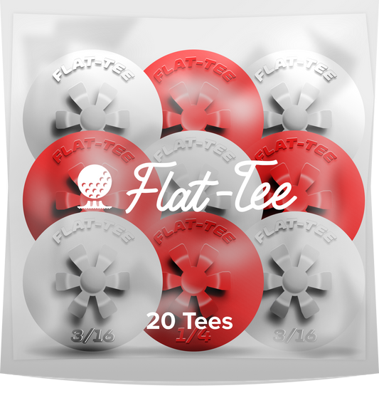 Flat-Tee™ (レッド&amp;ホワイト)